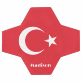 Aangepaste naam Turkije Vlag Voetbal (Enkel)