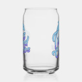 Aangepaste naam Turks- en Caicose dolfijn Blikvorm Glas (Rechts)