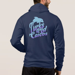 Aangepaste naam Turks- en Caicoseilanden Dolfijn Hoodie
