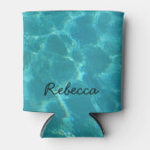 Aangepaste naam Turquoise Pool Water Blikjeskoeler (Voorkant)
