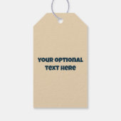 Aangepaste naam UFO Alien Cadeaulabel (Achterkant)