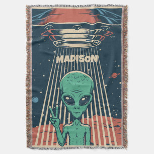 Aangepaste naam UFO Alien Deken
