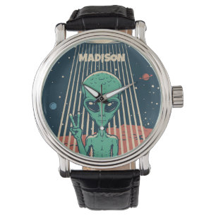 Aangepaste naam UFO Alien Horloge
