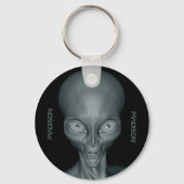 Aangepaste naam UFO Alien-sleutelketens Sleutelhanger (Voorkant)