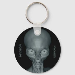 Aangepaste naam UFO Alien-sleutelketens Sleutelhanger