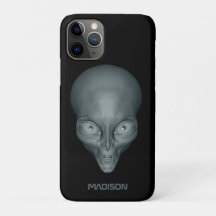 Aangepaste naam UFO Alien telefoonhoesjes