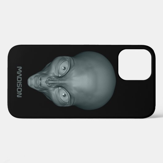 Aangepaste naam UFO Alien telefoonhoesjes Case-Mate iPhone Case (Achterkant (horizontaal))