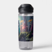 Aangepaste naam Uil Forest Waterfles (Achterkant)