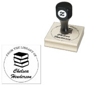 Aangepaste naam uit de bibliotheek rubberen stempe rubberstempel (Gestempeld)