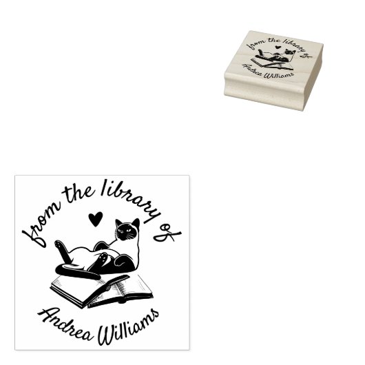 Aangepaste naam uit de bibliotheek van Modern | Gr Rubberstempel (Gestempeld)