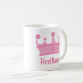 Aangepaste naam uitsnijden koffiemok (Voorkant rechts)