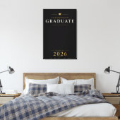Aangepaste Naam Universiteit Afstuderen 2026 Canvas Afdruk (Insitu (Slaapkamer))