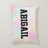 Aangepaste Naam Universiteit Lettertype Meisjesach Accent Kussen (Voorkant(Verticaal))