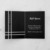 Aangepaste naam - Usher Huwelijk Bedankt (Binnen)