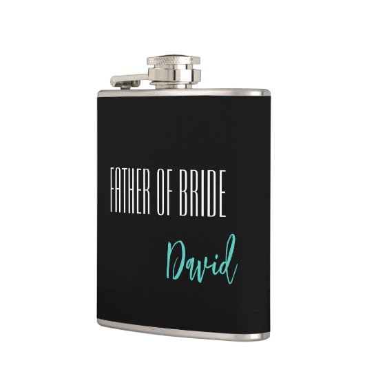 Aangepaste naam vader van de bruid Fles Heupfles (Links)