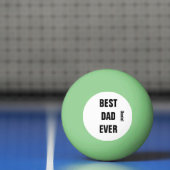 Aangepaste naam Vaderdag Verjaardag Beste papa ooi Pingpongbal (Net)