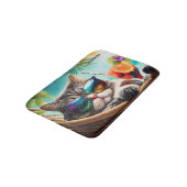 Aangepaste naam Vakantie Cat Badmat (Gekanteld)