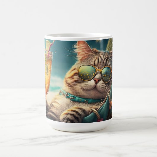 Aangepaste naam Vakantie Cat Koffiemok (Center)