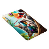 Aangepaste naam Vakantie Cat Magneet (Rechterzijde)