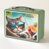 Aangepaste Naam Vakantie Kat (Achterkant)