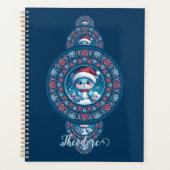 Aangepaste Naam Vakantie Kawaii Beer Siermandala Planner (Voorkant)