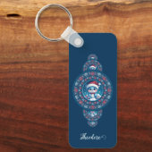 Aangepaste Naam Vakantie Kawaii Beer Siermandala Sleutelhanger (Voorkant)