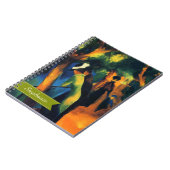 Aangepaste naam Valentijnsdag Fine Art Gift Notitieboek (Linkerzijde)