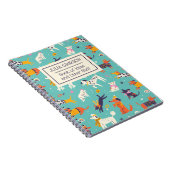 Aangepaste naam van aangepast winterpatroon notitieboek (Rechterzijde)