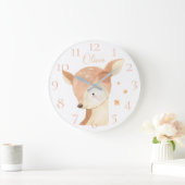 Aangepaste naam van Baby van Waterverf bevestigen Grote Klok (Huis)