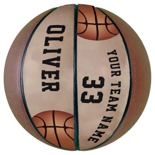 Aangepaste naam van Basketball Player-team Basketbal (Verticaal)