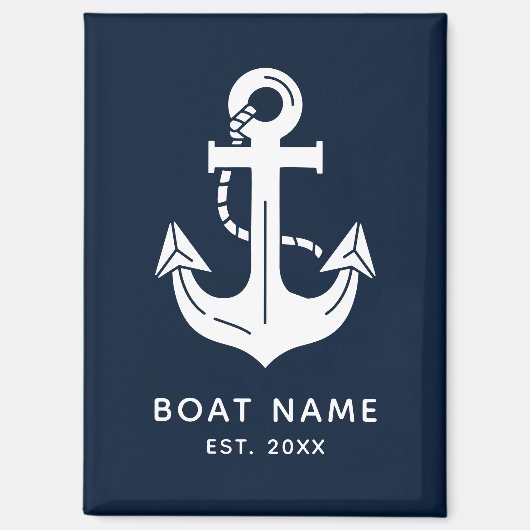 Aangepaste naam van boot anker voor de zeevaart magneet (Voorkant)