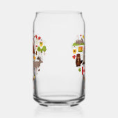 Aangepaste naam van Canadian Love Blikvorm Glas (Links)