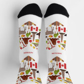 Aangepaste naam van Canadian Love Sokken (Top)