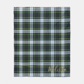 Aangepaste naam van Clan Gordon Tartan Fleece Deken (Voorkant)
