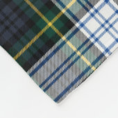 Aangepaste naam van Clan Gordon Tartan Fleece Deken (Hoek)