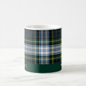Aangepaste naam van Clan Gordon Tartan Koffiemok (Center)