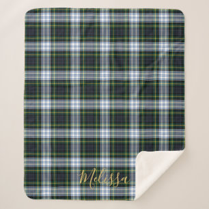 Aangepaste naam van Clan Gordon Tartan Sherpa Deken