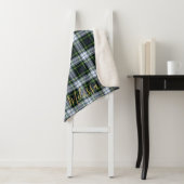 Aangepaste naam van Clan Gordon Tartan Sherpa Deken (In situ)