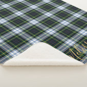 Aangepaste naam van Clan Gordon Tartan Sherpa Deken (3/4)