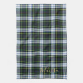 Aangepaste naam van Clan Gordon Tartan Theedoek (Verticaal)