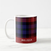 Aangepaste naam van Clan MacLachlan Tartan Koffiemok (Links)