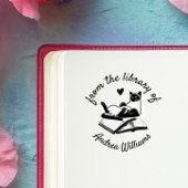 Aangepaste naam van de bibliotheek van modern | Gr Zelfinktende Stempel