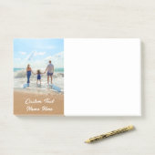 Aangepaste naam van de fototekst post-it® notes (Op bureau)