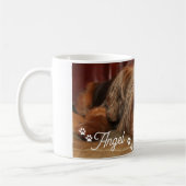 Aangepaste naam van de hond Cute Yorkshire Terrier Koffiemok (Links)