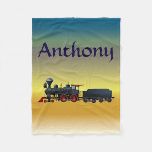 Aangepaste naam van de jongen Reeks Vlieg Fleece Deken