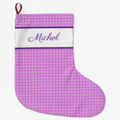 Aangepaste naam van de vulpatroon Rustic Play Grote Kerstsok (Voorkant)