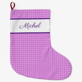 Aangepaste naam van de vulpatroon Rustic Play Grote Kerstsok