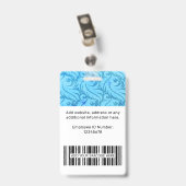 Aangepaste Naam van de werknemer Business Logo Per Badge (Achterkant met clip)