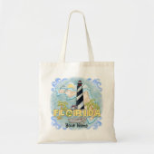 aangepaste naam van Florida Lighthouse Tote Bag (Voorkant)
