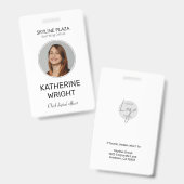 Aangepaste naam van foto-ID voor werknemers Badge (Voor- en achterkant)